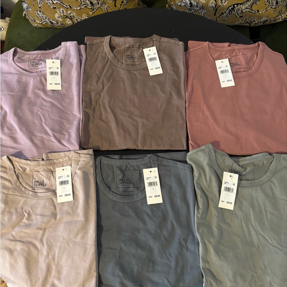 BUNDLE - NWT Mills Supply by Splendid Unisex T-Shirts Size Large